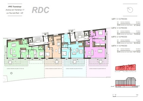 Plan Rez-de-Jardin