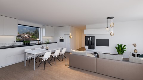 Cuisine et Pièce à Vivre