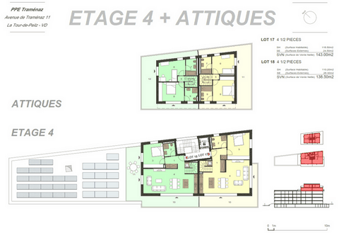 Plan 4ème Etage