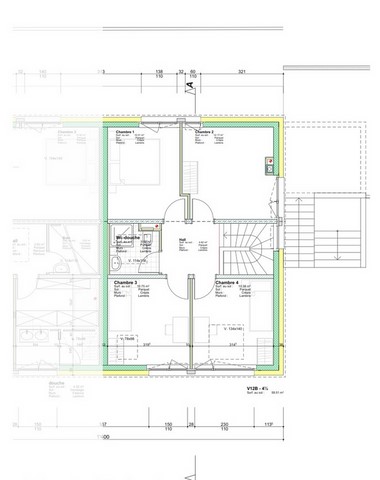 Villa Jongny Plan Etage